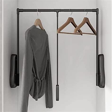 Pull Down Closet Rods For Hanging Garments Heavy Obligation Pull Down