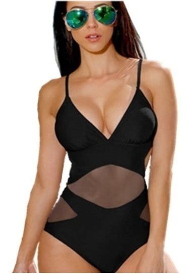 Hermoso Traje De Baño Completo Mujer Bikini Monokini Halter 699 00