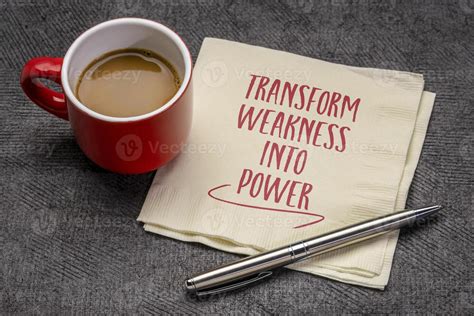 transform weakness into power 39356669 Stock Photo at Vecteezy