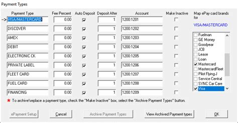 Payment Types