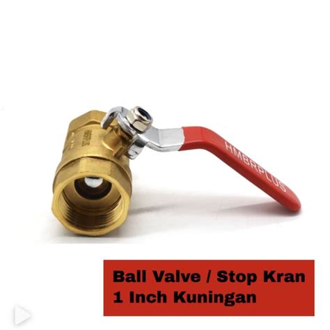 Jual Ball Valve Kuningan 1 Inch Stop Kran Stopkran 1 Move Shopee