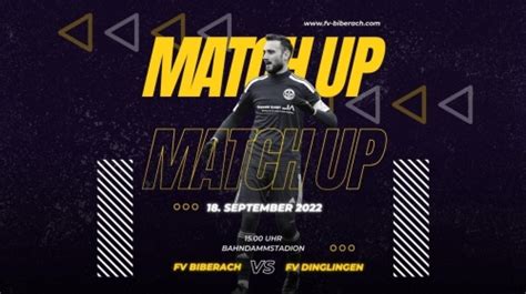 Matchup FV Biberach FV Dinglingen Baden