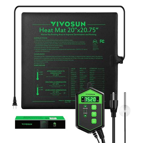 Vivosun Seedling Heat Mat Digital Thermostat Combo X