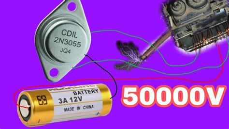 How To Make 12V To 50000V FlayBack Transformer YouTube