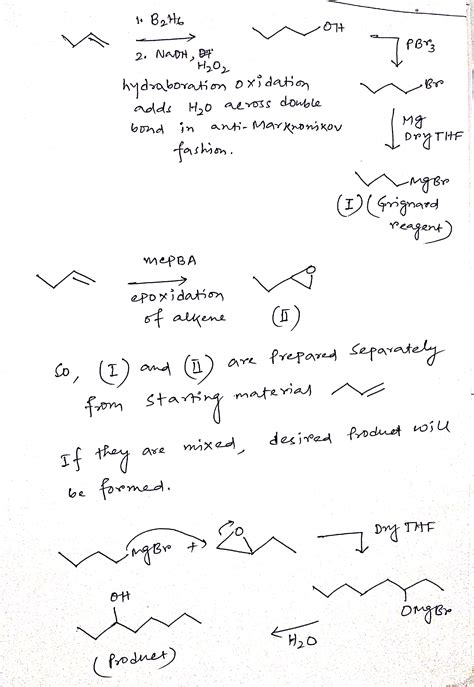 Solved Outline A Synthesis Of The Following Compound From The Given