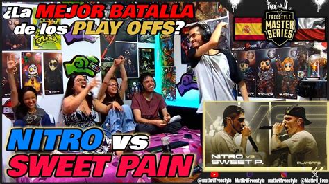 COLOMBIANOS REACCIONAN A NITRO Vs SWEET PAIN La MEJOR BATALLA FMS