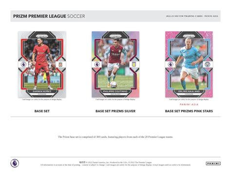 2022-23 Panini Prizm Premier League Soccer Cards TMALL