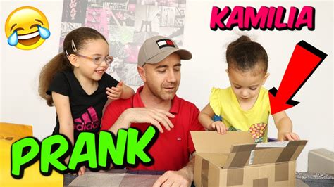 Papa Prank Kamilia Vidéo Drôle Essayez De Ne Pas Rire Youtube