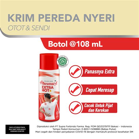 Promo Neo Rheumacyl Extra Hot Cream Botol Diskon Di Seller Blibli Kota Jakarta Selatan