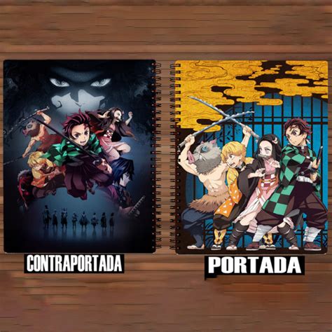 026 Cuaderno Libreta Kimetsu No Yaiba Tanjiro Nezuko Zenitsu E