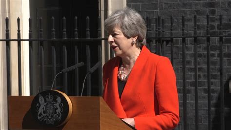 Theresa Mays Full Speech As She Announces Her Resignation