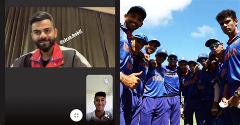 Virat Kohli Interacts With India's U19 Cricketers Ahead Of Mega Final