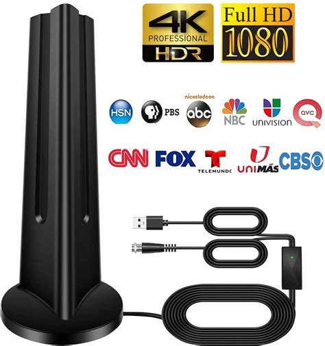 TV Antenna,[2021 Updated] Amplified HD Digital Indoor TV Antenna, TV ...