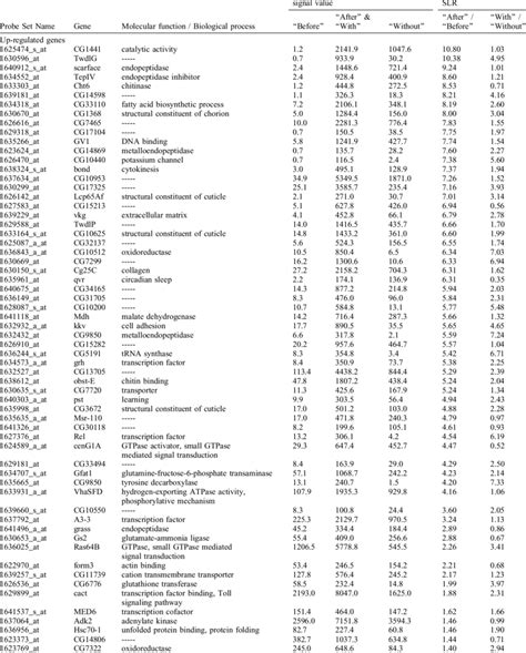 Genes Whose Expression Is Predicted To Be Regulated By Nerve