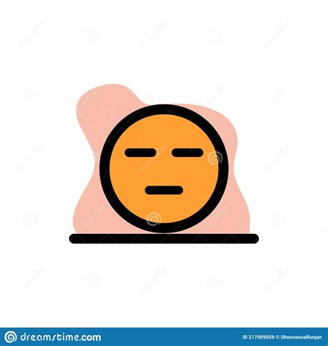 Not Interested Expression Vector Concept Icon Design Illustration Stock