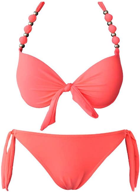 Sexy Triangel Bikini Maillot Badeanzug Bathing Suit Hot Push Up Bügel