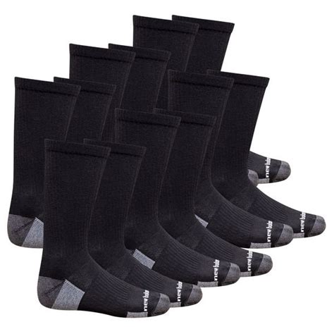 New Balance Socks Cushioned Crew 6-Pack - Black