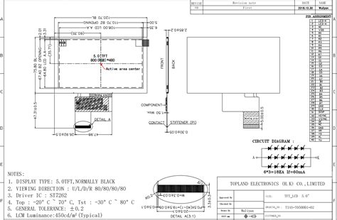 IPS TFT LCD Module Topland Electronics H K Co Topland Electronics