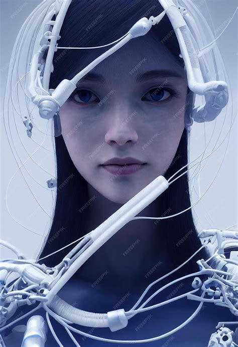 Premium AI Image | Futuristic Human Cyborg Robotics