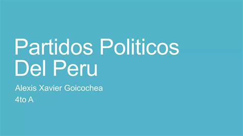 Partidos Politicos Ppt