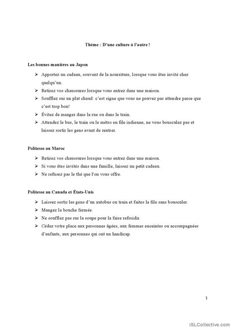 Uses Et Coutumes 3
