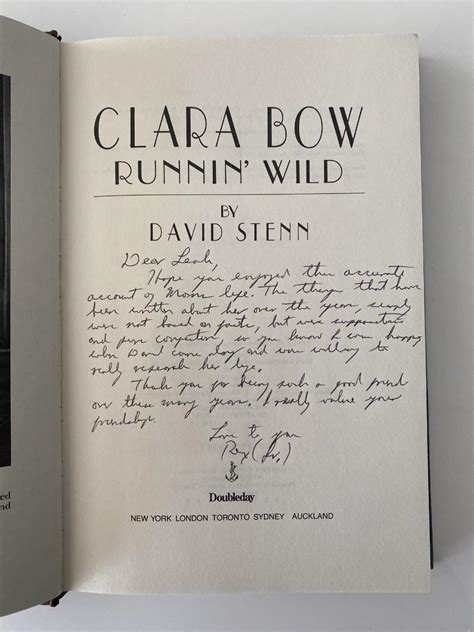 Rex Bell Jr. signed book by David Stenn | EstateSales.org