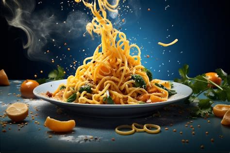 Premium AI Image AI Italian Spaghetti Food Advertising Food Photography