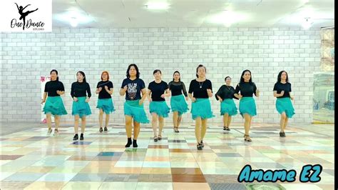 Amame Ez Line Dance Demo Youtube