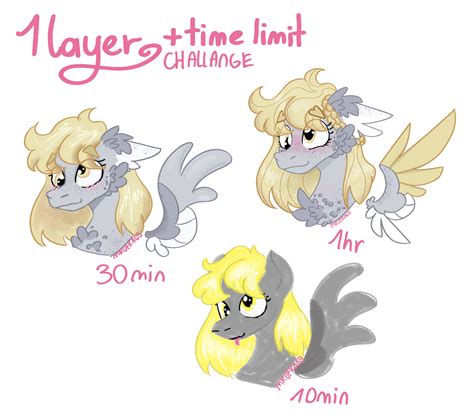 A Lil Challange With Derpy By Mrufka69 On Deviantart