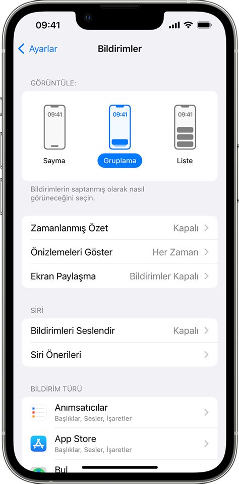 IPhone Veya IPad Inizde Bildirimleri Kullanma Apple Destek TR