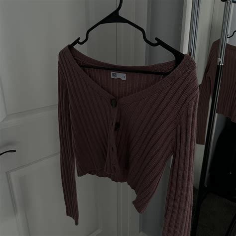 Tillys Women S Brown And Purple Cardigan Depop