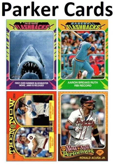 Topps Heritage New Age Flashbacks Then Now Inserts Complete Your