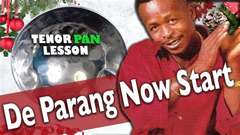 Notes For Scrunter De Parang Now Start Tenor Christmas Steelpan