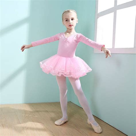 Girls children's dance ballet outfits for kids fall & winter plus ...