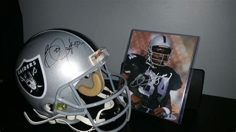 Bo Jackson autographed custom Raiders Helmet and Photo. | Bo jackson ...