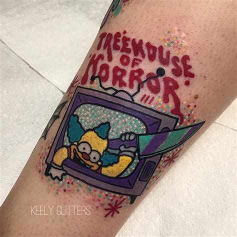 Hey Hey Check Out These Krusty The Clown Tattoos The Tattooed Archivist