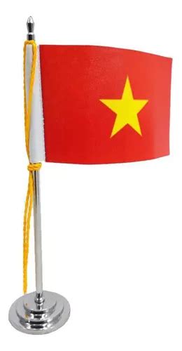 Bandera De Mesa Peque A De Vietnam Cm Poli Ster Mercadolibre