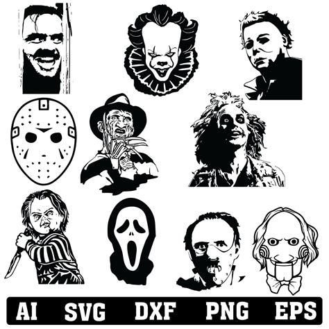 Halloween Horror Movie Svg Bundle Horror Movie Svg Scary Movie Svg