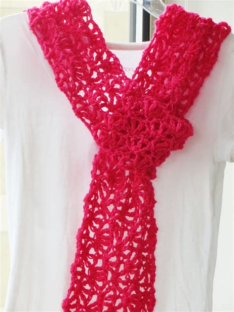 For The Love Of Crochet Along Alana Lacy Scarf Free Crochet Pattern