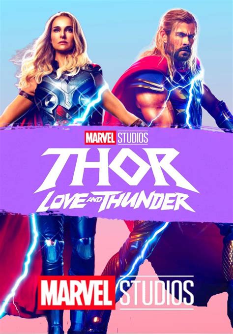 Marvel Studios Thor Love And Thunder Paint Streak Poster