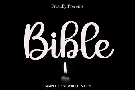 Bible Font By Asmunin78 Creative Fabrica