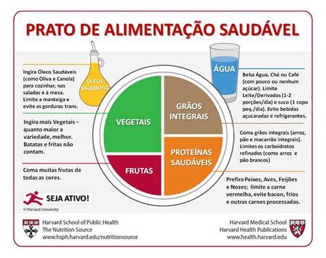 Assim Se Monta O Prato Ideal Segundo Harvard