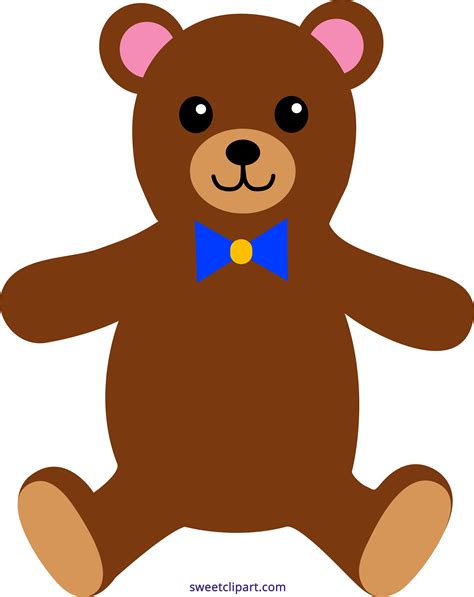 Brown Teddy Bear Clipart Sweet Clip Art Png Clipartix