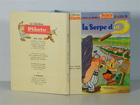 Uderzo : Astérix 2 ; La Serpe d'or en 3e édition de 1965 en très bel