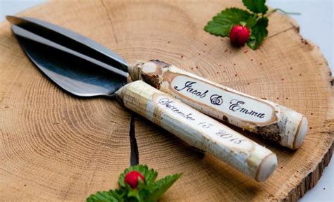 Rustic Wedding Cake Knife Setcake Serving Set Rustic Wedding Cake