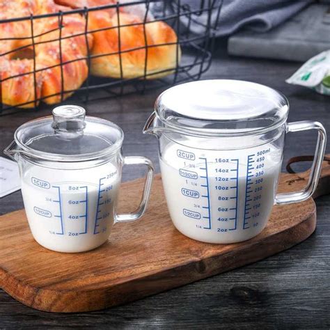 One Two Cups Gelas Ukur Kaca Latte Art Milk Jug Measuring Cup Glass 250 Ml Zm0081