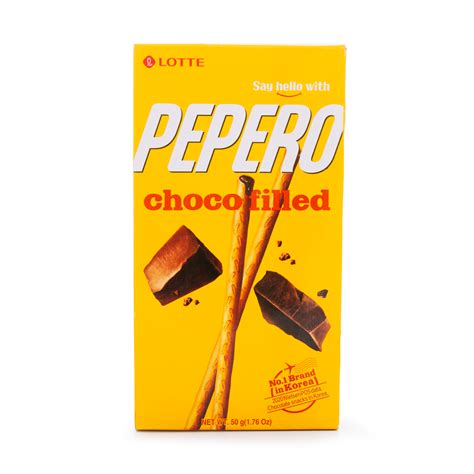 Get Lotte Pepero Choco Filled Sticks Nude Pepero 50 G Delivered