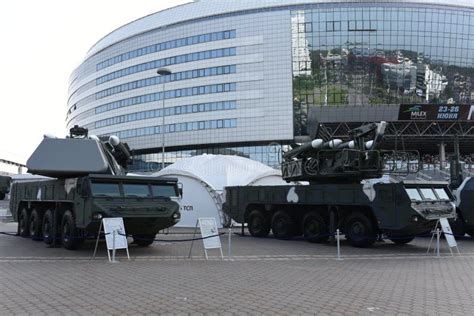 New Air Defense Missile System Buk Mb K On The Vehicle Mzkt