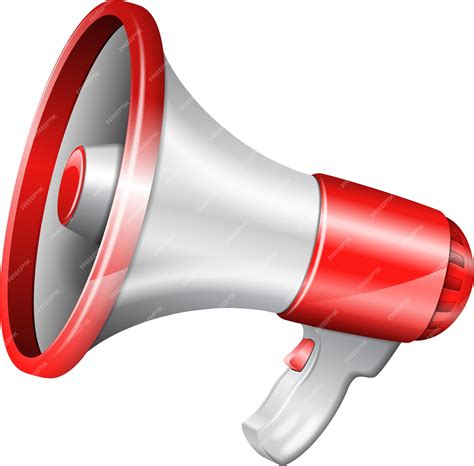 megaphone  transparent background premium vector