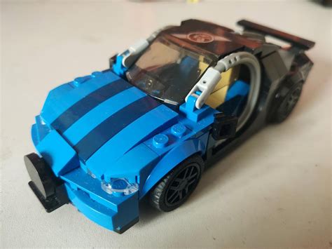 LEGO MOC 7-stud Bugatti Chiron by frankwg | Rebrickable - Build with LEGO